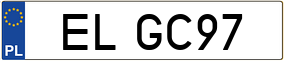 Truck License Plate